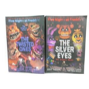 Five Nights at Freddys The Silver Eyes The Twisted Ones Paperback Books Lot of 2